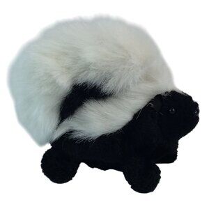 Folkmanis Skunk Finger Puppet Plush 4" Stuffed Animal Toy